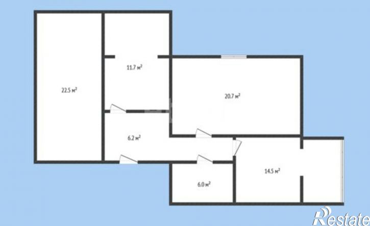 3-комн квартира Черкесск, Октябрьская улица, 9Нк6