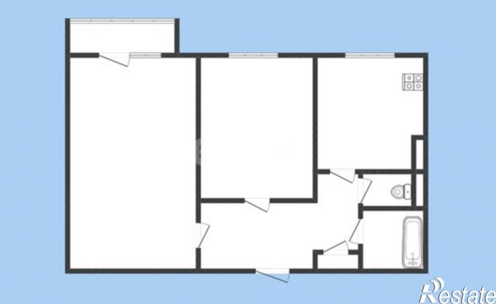 2-комн квартира улица Космонавтов, 17,  д. 17