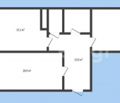 2-комн, 77кв м, этаж 14/15 улица Космонавтов, 41А