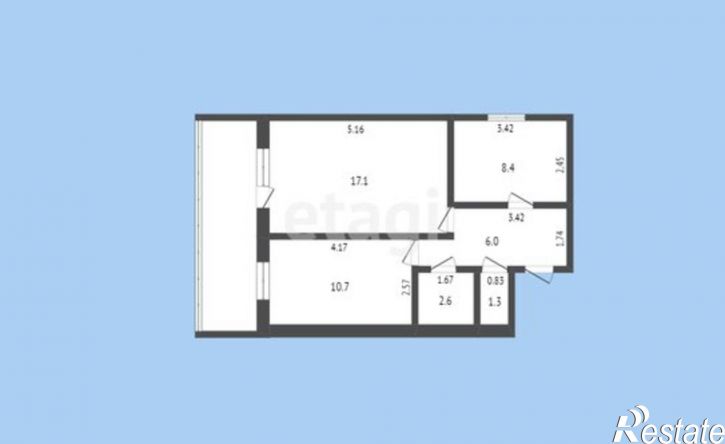 2-комн квартира ул Лободина, 82,  д. 82