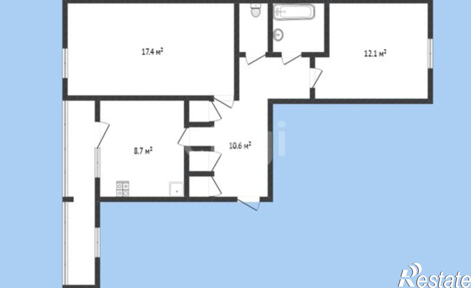 Купить квартиру за 5 200 000 рублей на улица Лободина, 57