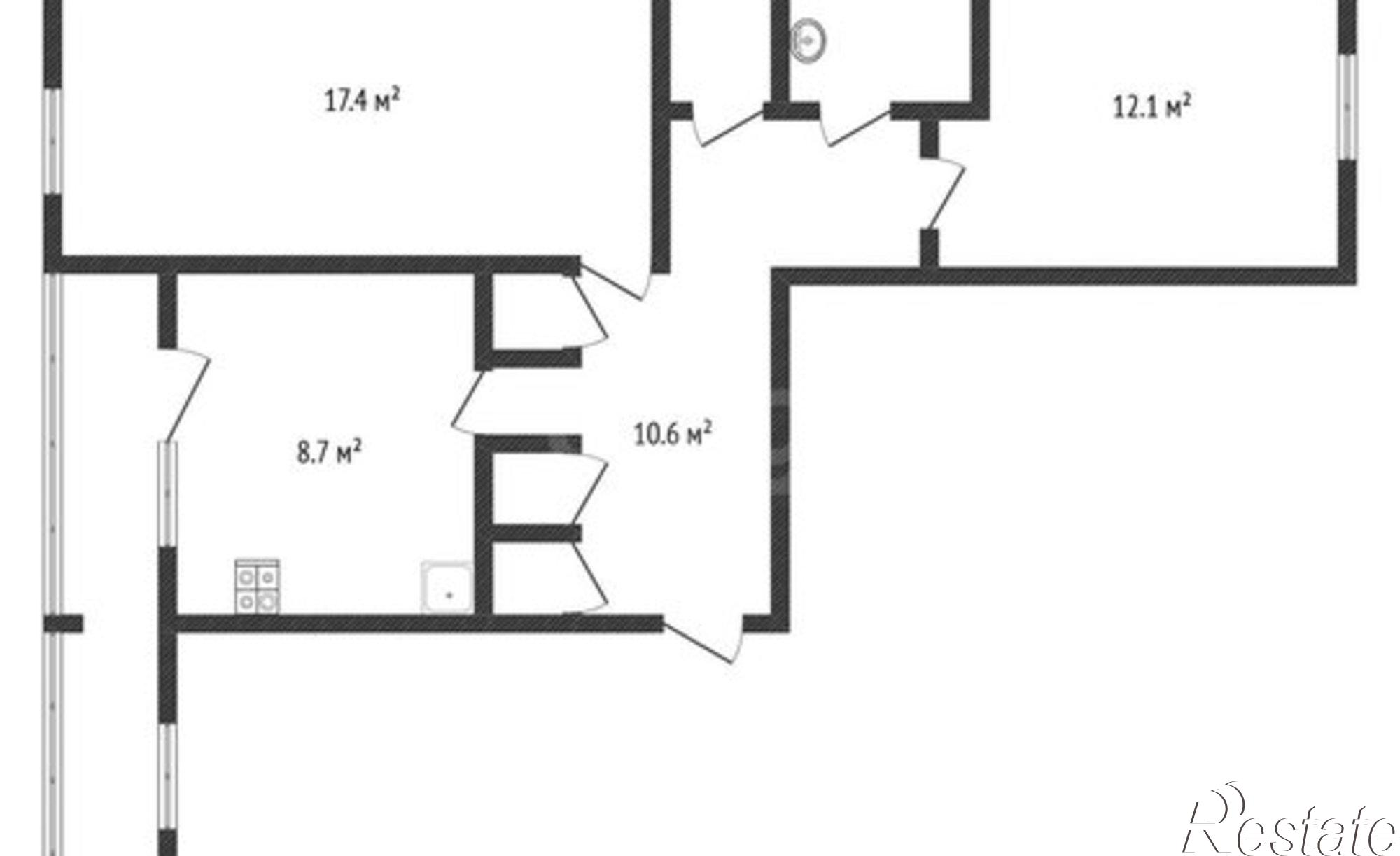 Купить квартиру за 5 200 000 рублей на улица Лободина, 57