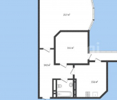 2-комн, 74кв м, этаж 1/10 улица Орджоникидзе, 12