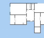 3-комн, 121кв м, этаж 4/14 улица Космонавтов, 43Г