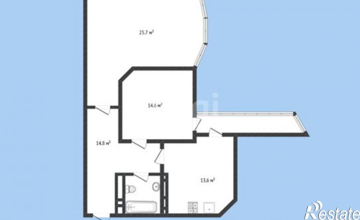 2-комн квартира улица Орджоникидзе, 12,  д. 12