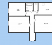3-комн, 63кв м, этаж 3/9 проспект Ленина, 6