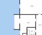 1-комн, 57кв м, этаж 9/9 улица Доватора, 84