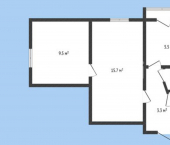 2-комн, 38кв м, этаж 4/5 ул Крупской, 75