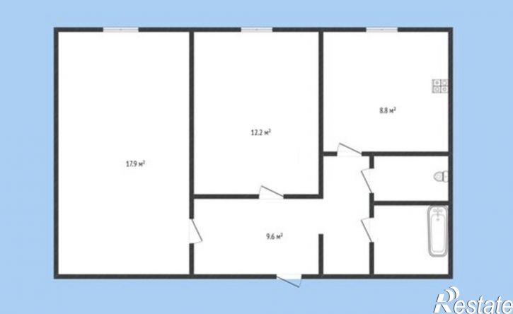 2-комн квартира Черкесск, Гражданская улица, 24