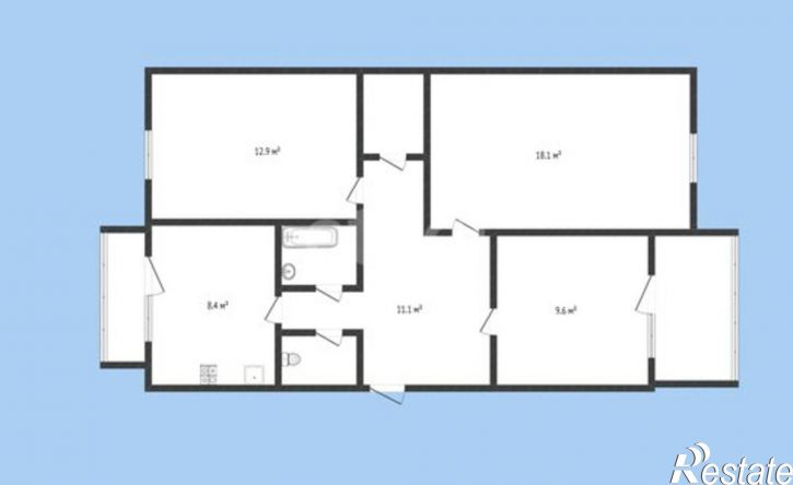 3-комн квартира Черкесск, Красноармейская улица, 67